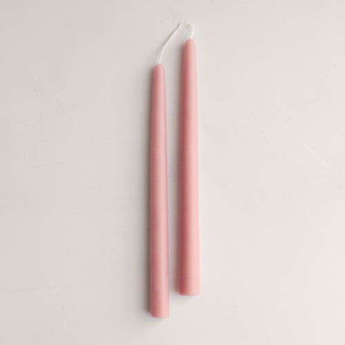 The Floral Society Beeswax 12 Inch Hand-dipped Taper Candle