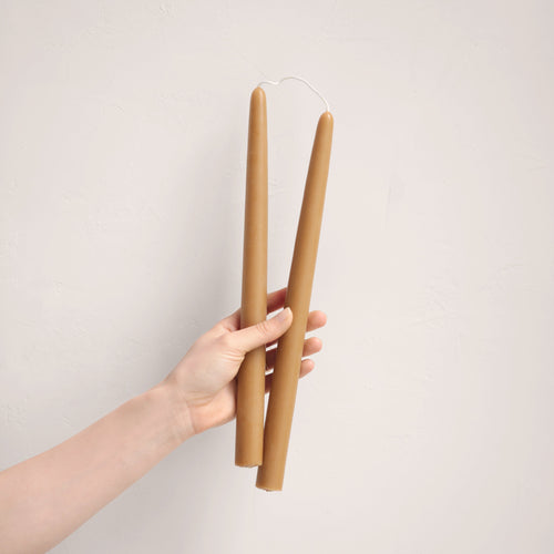 Beeswax12inchTapers_Ochre_2