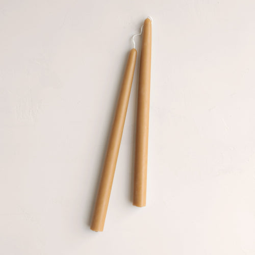 Beeswax12inchTapers_Ochre