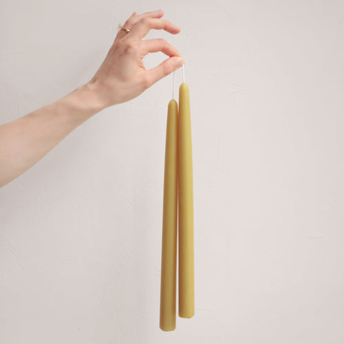 Beeswax12inchTapers_Olive