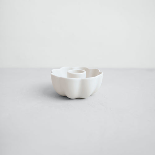 Ceramic Fleur Taper Holder
