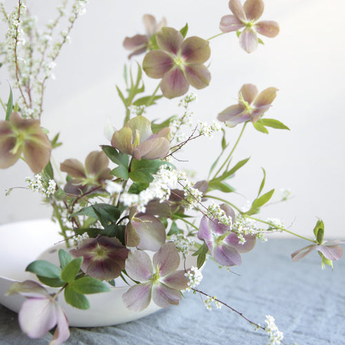 Ceramic Flower Frog Bowl Vase