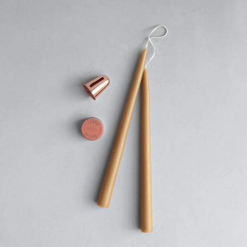 Essential Candle Kit_Miel taper candles