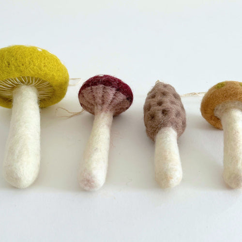 Felt Mushroom Ornaments 