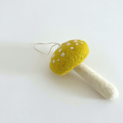 Felt Mushroom Ornaments 