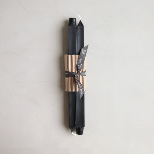 12" Beeswax Square Tapers