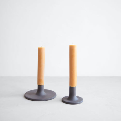 9" Beeswax Column Tapers