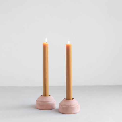 Berg terracotta taper holder