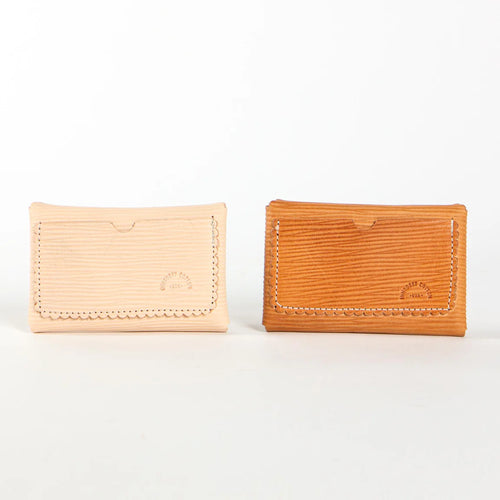 Scallop Leather Wallet