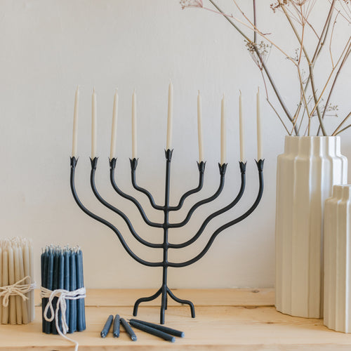 Iron Beacon Menorah Tall