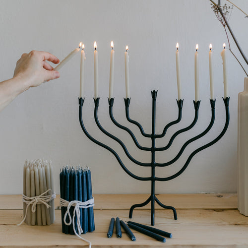 Iron Beacon Menorah Tall