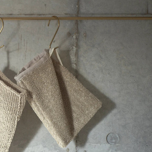 Linen Massage Bath Mitten