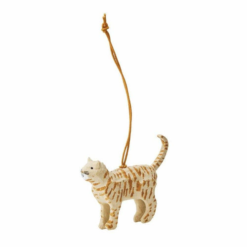 Paper Mache Ornament_ Cat