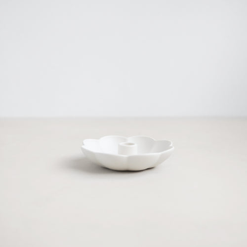 Ceramic Fleur Taper Holder