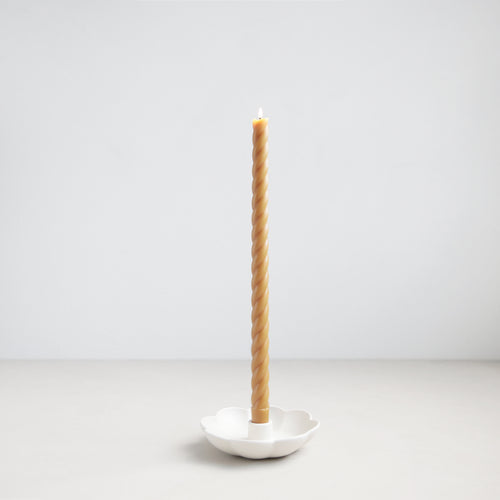 Ceramic Fleur Taper Holder