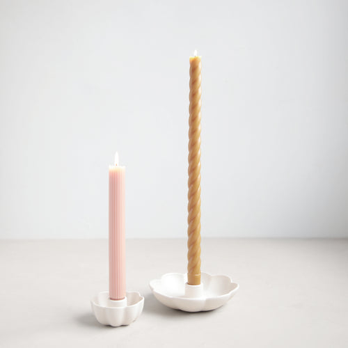 Ceramic Fleur Taper Holder