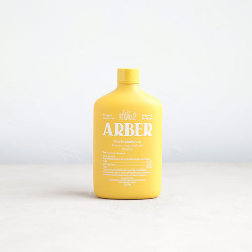 Prevent insect and mite build up and suppress soil-dwelling pests with our Bio Insecticide. This unique formulation uses good bacteria that’s harmless to beneficial insects and pollinators and helps your plant thrive. Grow plants, not pests with over 20 natural compounds that are effective against the smallest yet mightiest of pests. Arber plant food